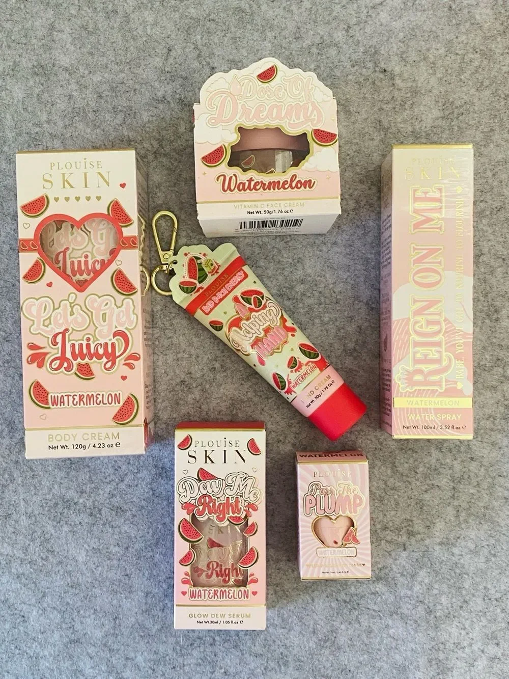 P.Louise Talk Juicy To Me Watermelon Skincare Gift Set 6 Full Size Products NIB